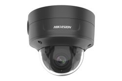 Netzwerk Fix Dome, Tag/Nacht, 4K 3840x2160@25fps, 2,8-12mm, Audio, Alarm, IP66, schwarz