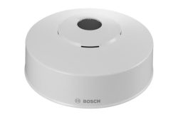 Ein weißer, runder Deckenadapter von Bosch mit einer zentralen Öffnung.