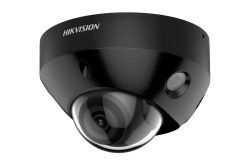 Netzwerk Mini Dome, Tag/Nacht, 3840x2160@25fps, 2,8mm Infrarot, Alarm, IP67, schwarz