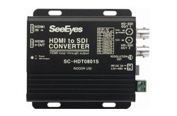Medienkonverter, HDMI nach HD-SDI, 1 IN, 3 OUT, Full HD 1,5/3G, 12VDC