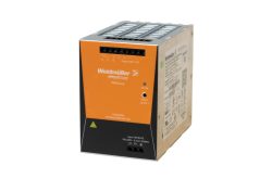 Stromversorgungseinheit Weidmüller PROmax in Schwarz und Orange.