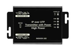 1-Kanal-IP Transmitter, Sender PoE über UTP, High Power (70W) ,Hohe Reichweite bis 800m