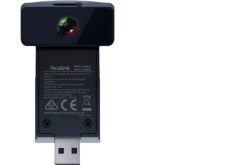 Rückseite einer Yealink USB-Webcam mit CE-Kennzeichnung und USB-Stecker.