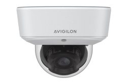 Überwachungskamera der Marke Avigilon in einer Kuppelbauweise.