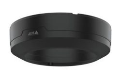 Schwarze Deckenhalterung mit dem Logo "AXIS" auf der Seite.