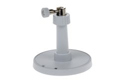 Grauer Kamera- oder Wandhalter mit Schraubbefestigung.