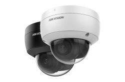 Netzwerk Fix Dome, Tag/Nacht, 4MP, 4mm, Infrarot, Mic, 4mm, IP67, IK10, schwarz