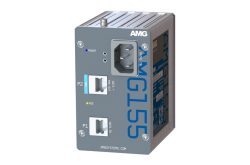 Industrieller PoE-Injektor, 1x 10/100/1000/2.5G/5G/10G BT RJ45 mit 90 W PoE 802.3bt, 85-264 VAC IEC