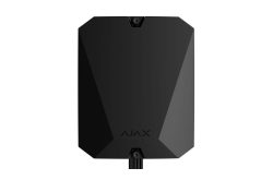 Ein schwarzes, facettenreiches Gerät mit der Aufschrift "AJAX".