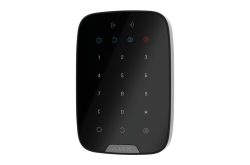 schwarz, Funkkanal-Tastenfeld, Touch, drahtlos erweiterter Sabotageschutz für Ajax Hub/Hub2/Hub Plus/Hub Hybrid