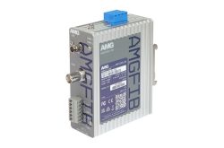 Industrieller 1-Kanal CVI/TVI/AHD/CVBS Video Transmitter, 2x Kontakt in Videorichtung, 1x in Return, Multimode 1 km, 1 Faser, 1310nm