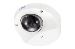 Netzwerk Compact Dome S-Serie, 4MP@30fps, 2,4mm AI, IR, IP66, IK10, out