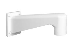 Halter für die Installation einer DDZ5230 DN Outdoor-Kamera an Wänden, innenliegende Kabelführung, pulverbeschichtet, weiß