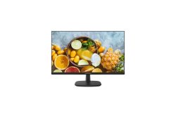 Ein Computermonitor zeigt ein Bild von geschnittenen Früchten wie Ananas, Orange, Limette und einer Schale mit Fruchtsaft.