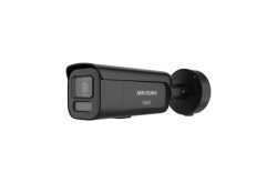 Überwachungskamera von Hikvision mit rechteckigem Gehäuse und montierbarem Arm.