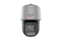 Überwachungskamera von Hikvision mit einem modernen, kuppelförmigen Design.