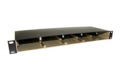 Baugruppenträger 19" für modulare Karteneinschübe, max.4 Karten verwendbar