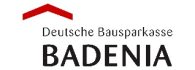 Logo der Deutschen Bausparkasse Badenia mit rotem Dachsymbol.