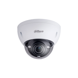Dome-Kamera von Dahua Technology in Weiß mit sichtbarem Objektiv und domförmigem Gehäuse.