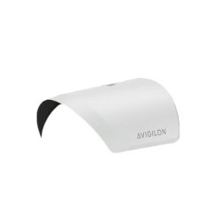 Weiße Abdeckung einer Überwachungskamera von Avigilon mit abgerundeter Form.