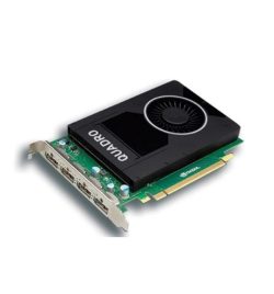 Grafikkarte eines Computers mit dem Aufdruck 'QUADRO', einem Lüfter und mehreren Anschlussports.