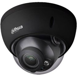 Schwarze Dome-Überwachungskamera von Dahua Technology mit einem modernen Design.